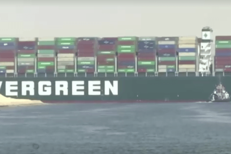 Die "Ever Given" steckt im Suezkanal: Das Containerschiff blockiert eine der wichtigsten Schifffahrtsadern der Welt.