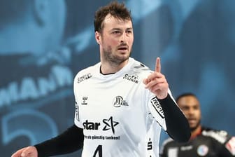 Domagoj Duvnjak vom THW Kiel: Er hat sieben Treffer gegen den HC Erlangen geworfen.