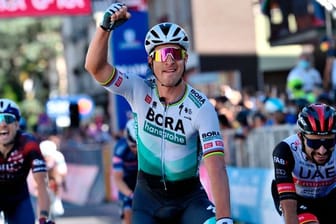 Peter Sagan vom deutschen Team Bora-hansgrohe gewann die zehnte Giro-Etappe.