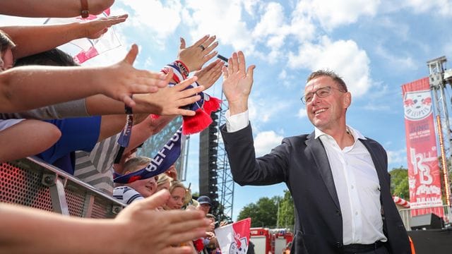 Ralf Rangnick soll in Leipzig vor den Fans geehrt werden.