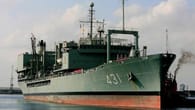 Feuer ausgebrochen: Iranisches Marineschiff sinkt im Golf..