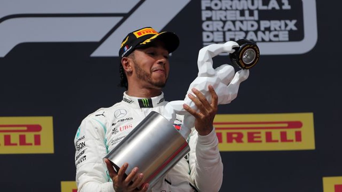 Siegte beim letzten Rennen in Le Castellet im Jahr 2019: Lewis Hamilton.