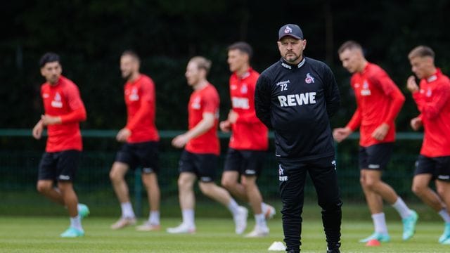 "Die Jungs haben sehr gut mitgezogen", sagt Trainer Steffen Baumgart nach seiner ersten Einheit beim 1.