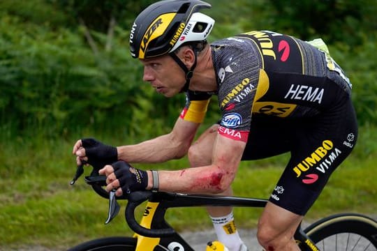 Musste nach einem weiteren Sturz die Tour 2021 beenden: Tony Martin.