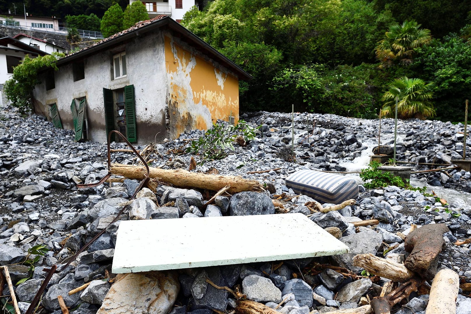 Flooding hits towns surrounding Lake Como in northern Italy