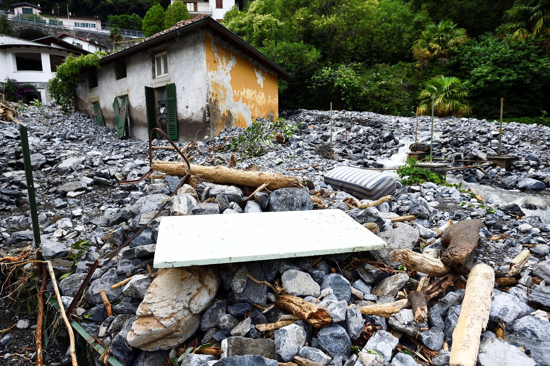 Flooding hits towns surrounding Lake Como in northern Italy