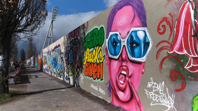 Streetart im Mauerpark (Symbolbild): Entdecken Sie Berlin von einer anderen Seite.