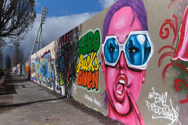 Streetart im Mauerpark (Symbolbild): Entdecken Sie Berlin von einer anderen Seite.