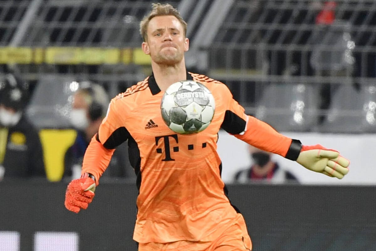 Voller Einsatz: Manuel Neuer im Supercup gegen den BVB.