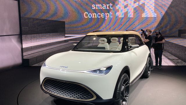 Weiche Formen: Smart präsentierte auf der IAA das neue elektrische Serien-SUV.