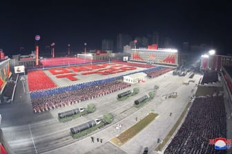 Pjöngjang nutzt oft wichtige Feier- oder Gedenktage, um militärische Stärke zu zeigen.