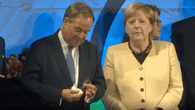 Wahlkampfauftritt mit Laschet: Damit hat Merkel im..