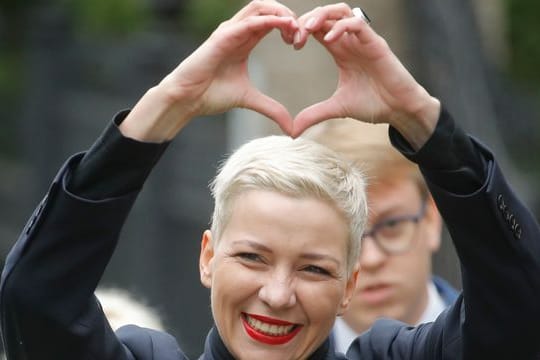 Maria Kolesnikowa hat den Vaclav-Havel-Preis gewonnen.
