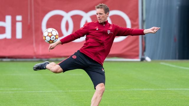 Julian Nagelsmann kann gegen Kiew fast auf seinen kompletten Kader zurückgreifen.