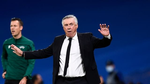 Real-Trainer Carlo Ancelotti war bedient.