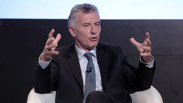 Argentiniens ehemaligem Präsidenten Mauricio Macri wird Spionage vorgeworfen. Argentiniens ehemaligem Präsidenten Mauricio Macri wird Spionage vorgeworfen.