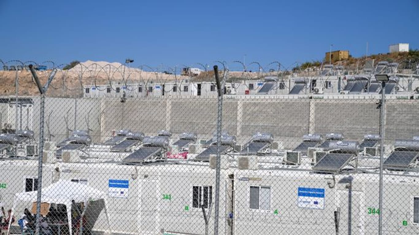Das Flüchtlingslager auf der griechischen Insel Samos.