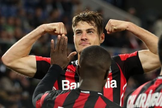 Der Leverkusener Patrik Schick glänzte als Doppel-Torschütze.