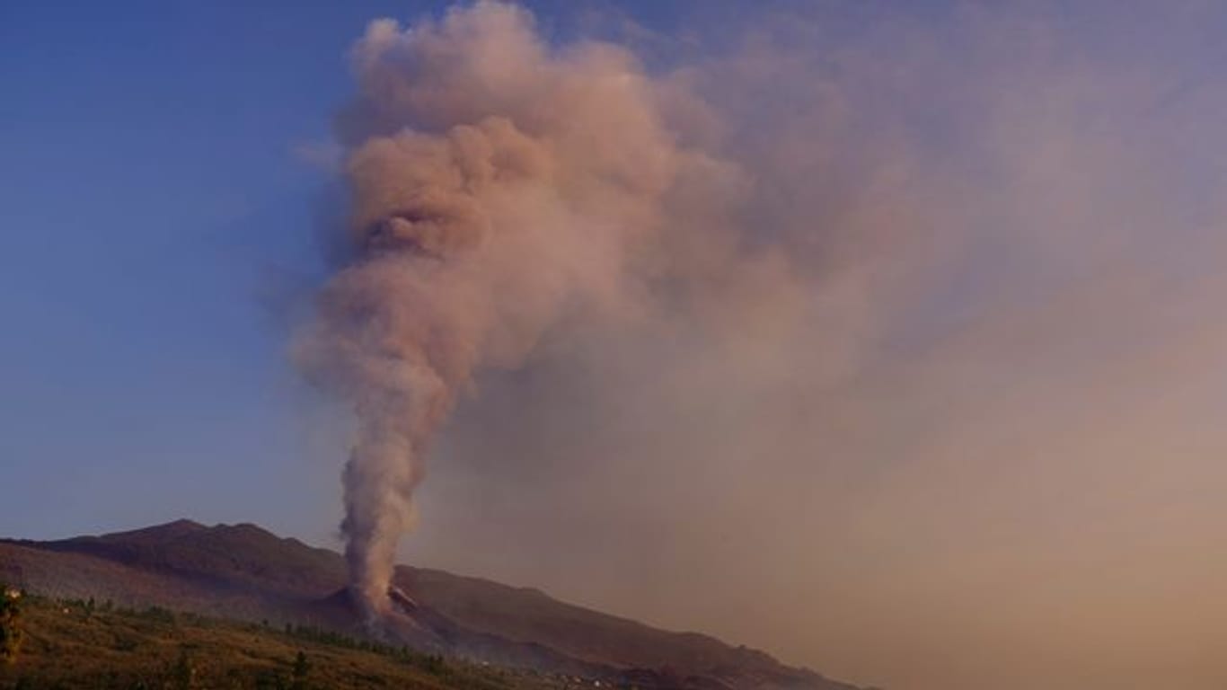Der Vulkan auf der Kanareninsel La Palma.