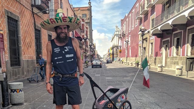 Jonas Deichmann: Der Extremsportler will vom karibischen Cancún aus per Boot nach Portugal weiterfahren. Zuvor lief er 5.000 Kilometer durch Mexico.