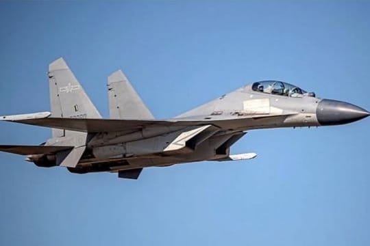 Ein vom taiwanesischen Verteidigungsministerium veröffentlichtes Foto zeigt einen chinesischen Kampfjet.