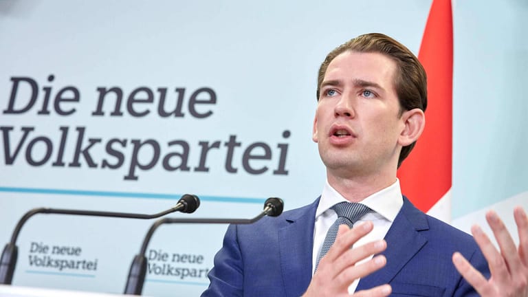 Der österreichische Kanzler Sebastian Kurz: In der ÖVP-Parteizentrale soll es Durchsuchungen gegeben haben.