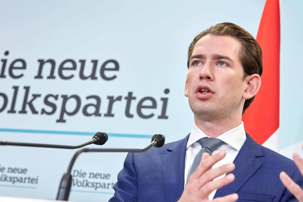 Der österreichische Kanzler Sebastian Kurz: In der ÖVP-Parteizentrale soll es Durchsuchungen gegeben haben.