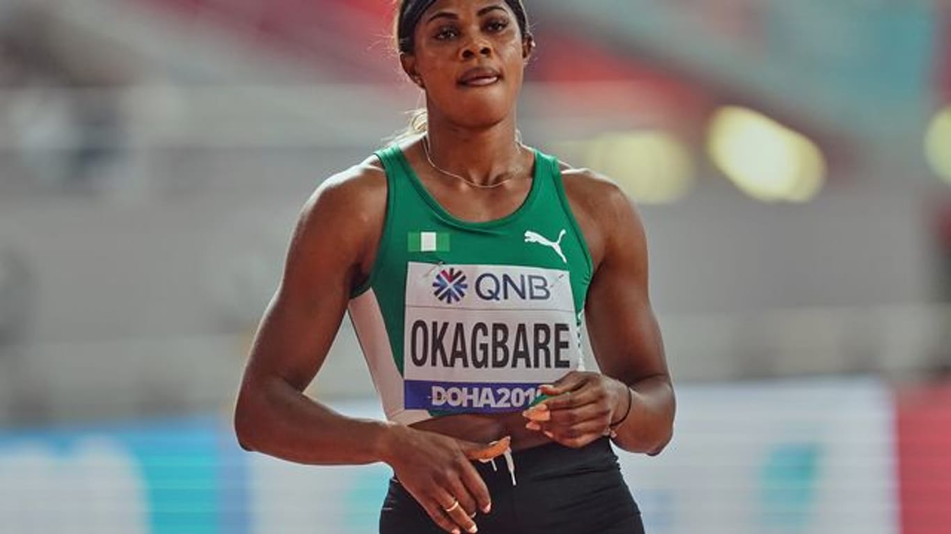 War während der Olympischen Spiele in Tokio vorläufig gesperrt worden: Die Nigerianerin Blessing Okagbare.