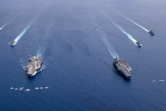 Einsätze der US-Marine im Südchinesischen Meer (wie hier im Bild) sorgten in der Vergangenheit immer wieder für Spannungen zwischen Washington und Peking.