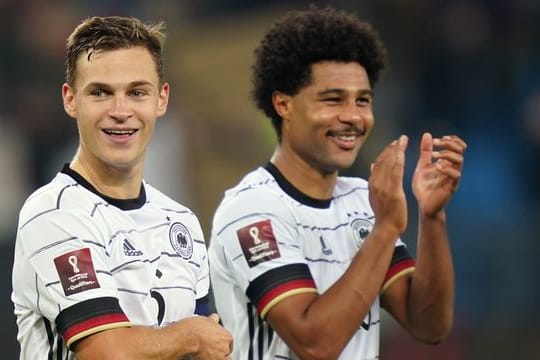Wollen das WM-Ticket lösen: Joshua Kimmich und Serge Gnabry.