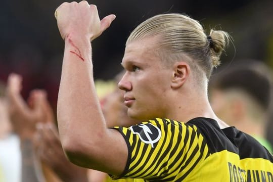 Steht bei Manchester offenbar ganz hoch im Kurs: BVB-Torjäger Erling Haaland.