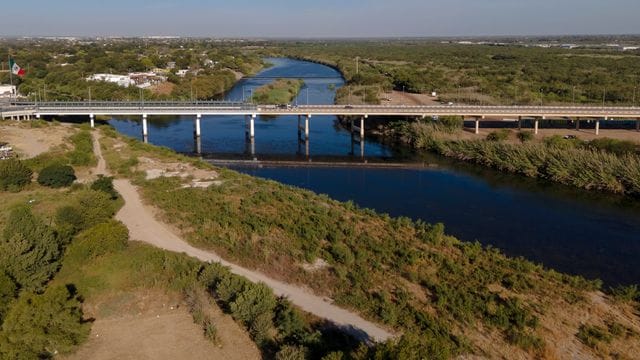 Die Brücke, die die Städte Del Rio in den USA und Ciudad Acuna in Mexiko, verbindet.