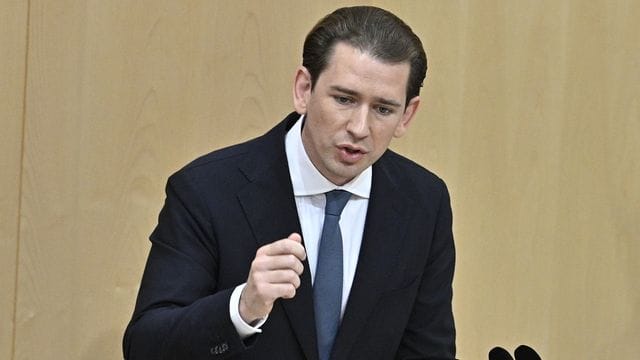 Sebastian Kurz verteidigt im Nationalrat den Haushaltsentwurf der Regierung. Sebastian Kurz verteidigt im Nationalrat den Haushaltsentwurf der Regierung.