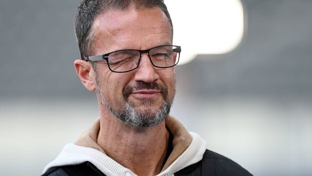 Freut sich auf das Hertha-Gastspiel in Frankfurt: Fredi Bobic. Freut sich auf das Hertha-Gastspiel in Frankfurt: Fredi Bobic.