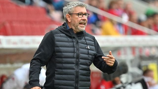 Wartet mit Union Berlin noch auf den ersten Bundesliga-Sieg gegen Wolfsburg: Urs Fischer. Wartet mit Union Berlin noch auf den ersten Bundesliga-Sieg gegen Wolfsburg: Urs Fischer.