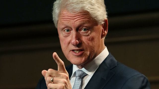 Bill Clinton bei einer Konferenz im irischen Dublin.