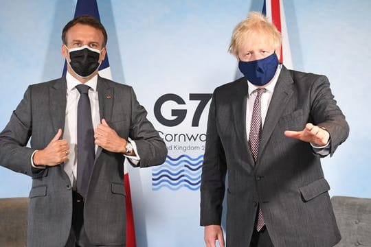 Schwierige Beziehung: Boris Johnson und Emmanuel Macron.