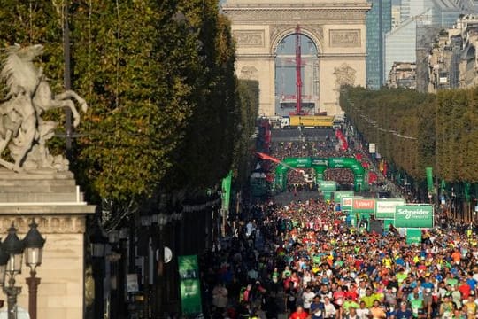 In Paris am Start waren rund 35.