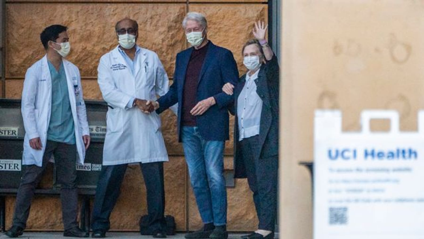 Nach Harnwegsinfektion: Ex-US-Präsident Bill Clinton aus Krankenhaus ...