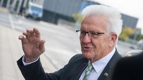 Grünen-Politiker Winfried Kretschmann: "Das Tempolimit hat für den Klimaschutz eine mindere Bedeutung." (Archivbild)