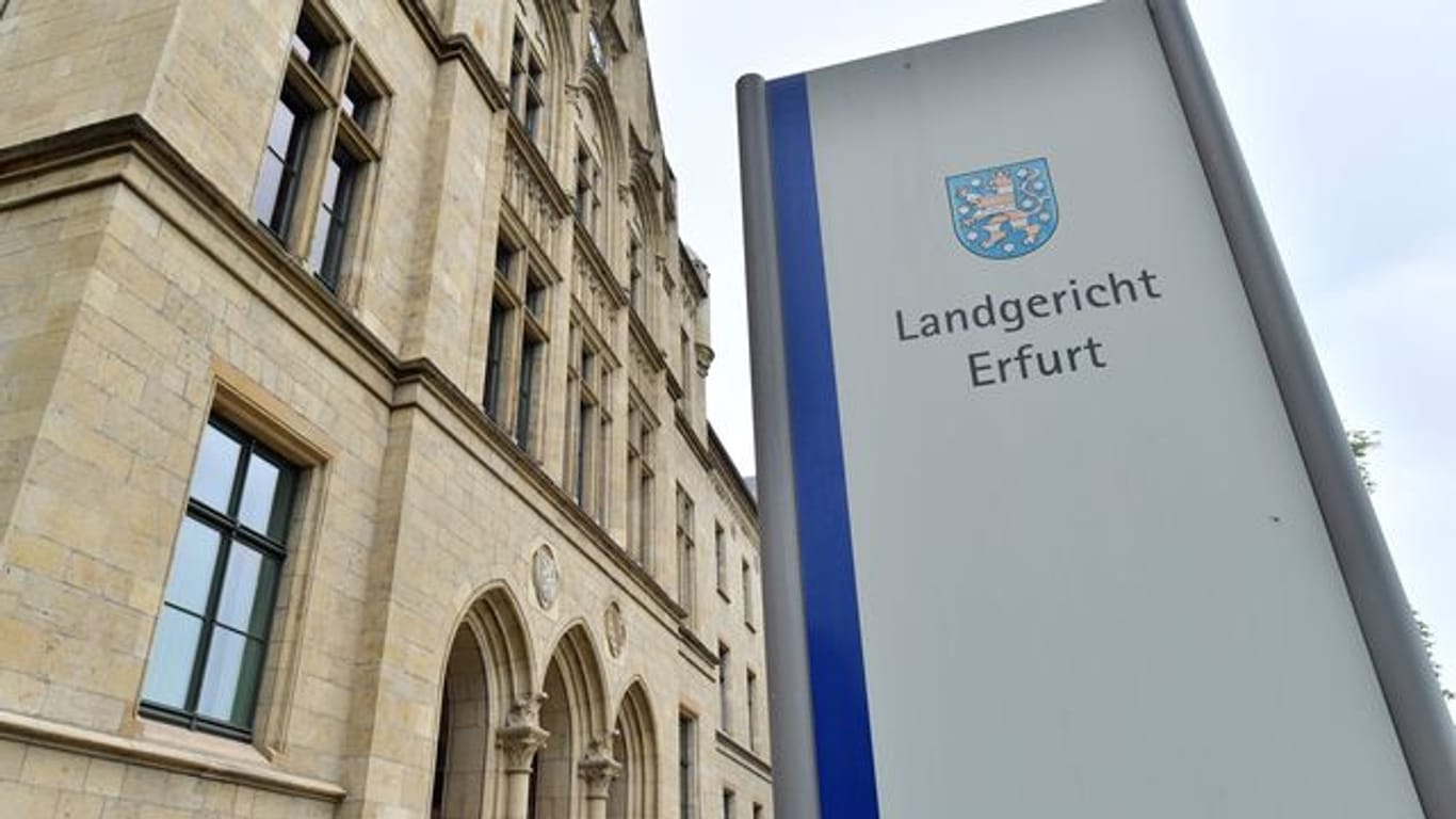 Das Gebäude des Landgerichts Erfurt.