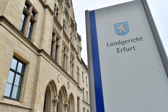 Das Gebäude des Landgerichts Erfurt.