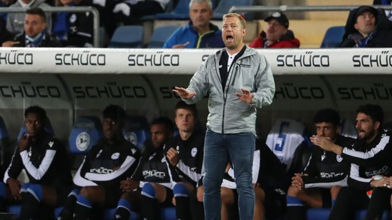 Bielefelds Trainer Frank Kramer spürt das Vertrauen der Geschäftsführung.