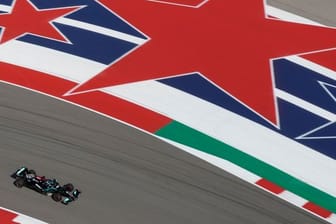 Die Runde von Lewis Hamilton vom Team Mercedes zählte nicht.