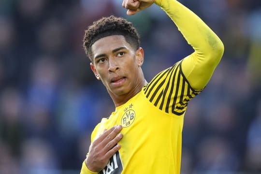 Der Dortmunder Jude Bellingham traf sehenswert in Bielefeld.