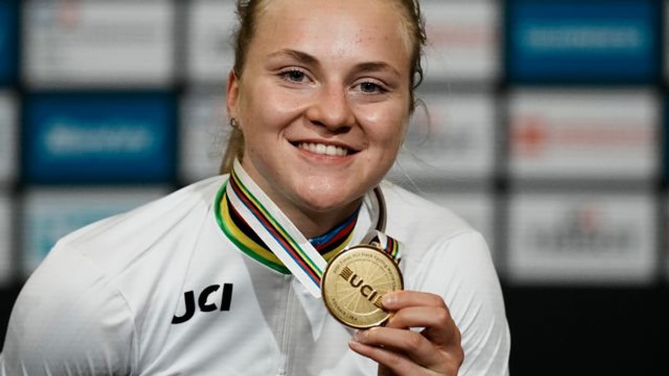 Holte ihr drittes WM-Gold in Roubaix: Lea Sophie Friedrich.