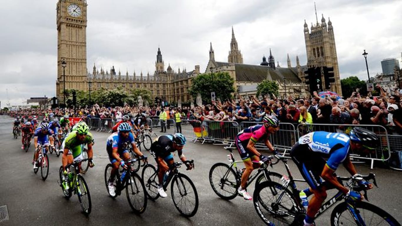 Die Tour de France gastierte zuletzt 2014 in London.