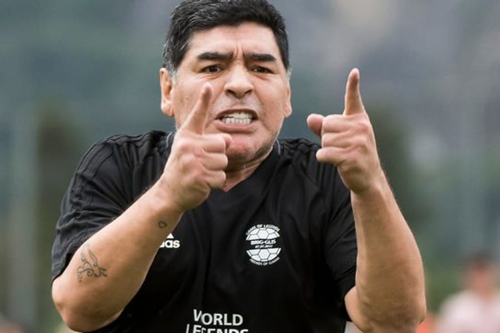 Verstarb im November 2020 im Alter von 60 Jahren: DIego Maradona.