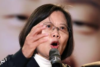 Taiwans Präsidentin Tsai Ing-wen sieht in China eine stetig wachsende Gefahr für ihr Land.