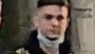 Fahndungsfoto von "Tatverdächtiger 1" einer aktuellen Fahndung der Polizei Köln.